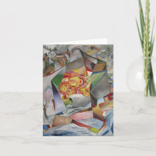 Stadt gerettet - Blank Notizkarte Karte