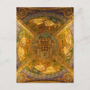 Stadt Gottes Neo Byzantinische Decke der Kathedral Postkarte