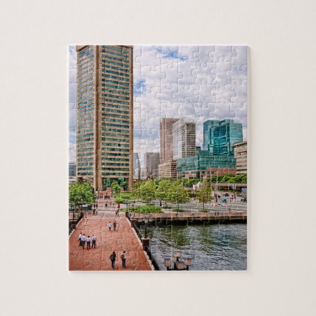 Stadt - Hafen-Platz - Baltimore-World Trade Center (Vertikal)
