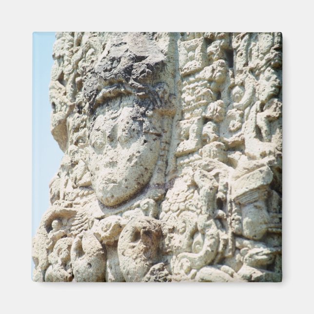 Stadt Honduras Alte Maya Ruins Foto Magnet (Vorne)
