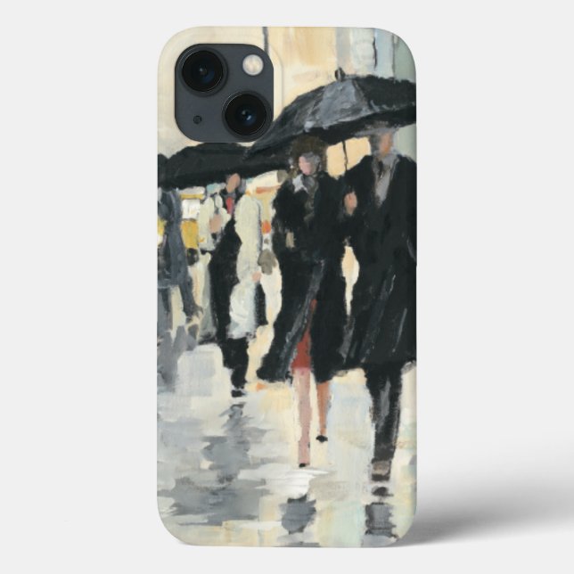 Stadt im Regen Case-Mate iPhone Hülle (Rückseite)