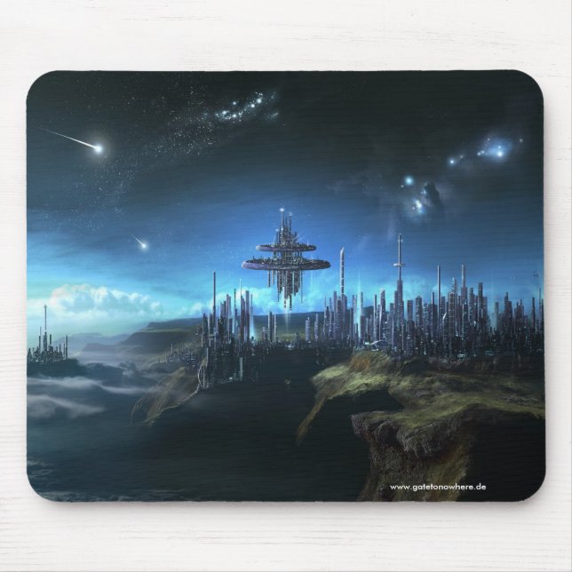Stadt in den Wolken - Mousepad (Vorne)