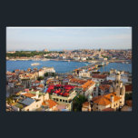 Stadt Istanbul in der Türkei Fotodruck<br><div class="desc">Stadt Istanbul in der Türkei,  Aussicht vom Beyoglu Viertel.</div>