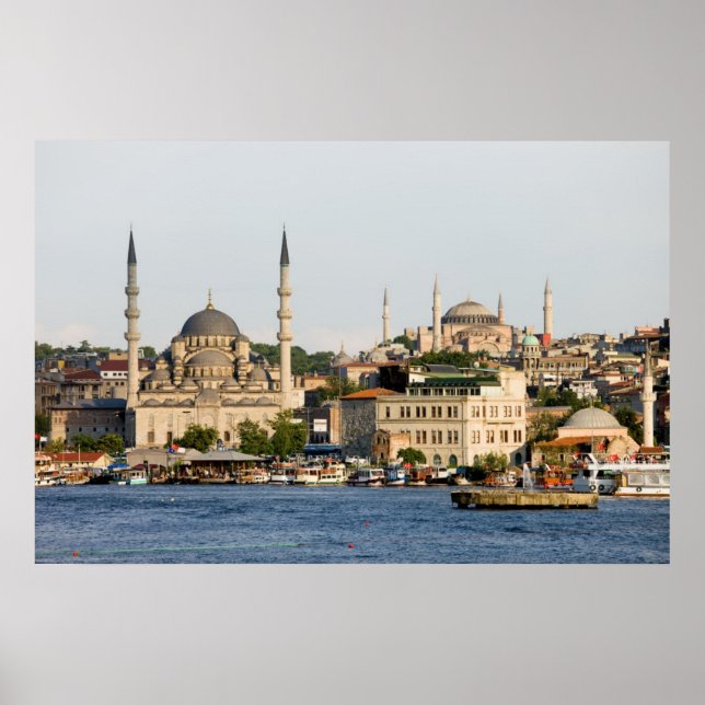 Stadt Istanbul Skyline Poster (Vorne)