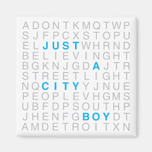 Stadt-Jungen-Magnet Magnet