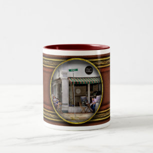 Stadt - Kingston NY  -  Duo Bistro Zweifarbige Tasse