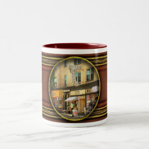 Stadt - Kingston NY - Im Opernhaus Zweifarbige Tasse