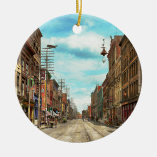 Stadt - Knoxville TN - Gay Street 1903 Keramik Ornament
