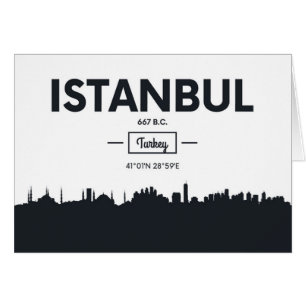 Stadt-Koordinaten Istanbuls, die Türkei  