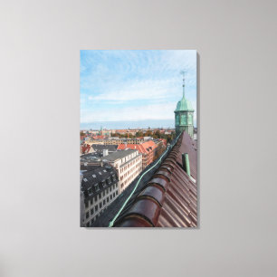 Stadt Kopenhagen Leinwanddruck