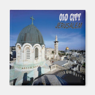 Stadt-Kühlschrankmagnet-Andenken Jerusalems alte Magnet