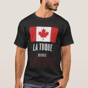 Stadt La Tuque CANADA Kanadische Flagge Souvenir T-Shirt