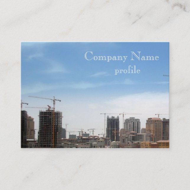 Stadt laufend visitenkarte (Vorderseite)