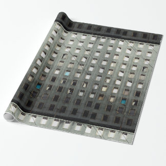 Stadt-Leben-Grau Geschenkpapier