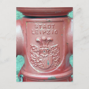 Stadt Leipzig, Deutschland Postkarte