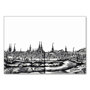 Stadt Lübeck in Norddeutschland Tischnummer