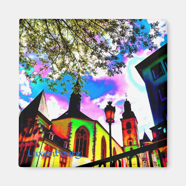 Stadt Luxemburg Magnet (Vorne)