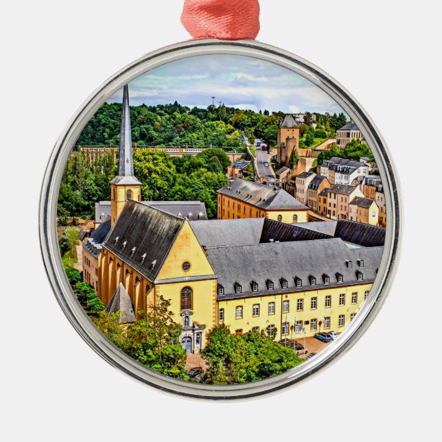 Stadt Luxemburg Ornament Aus Metall (Vorne)