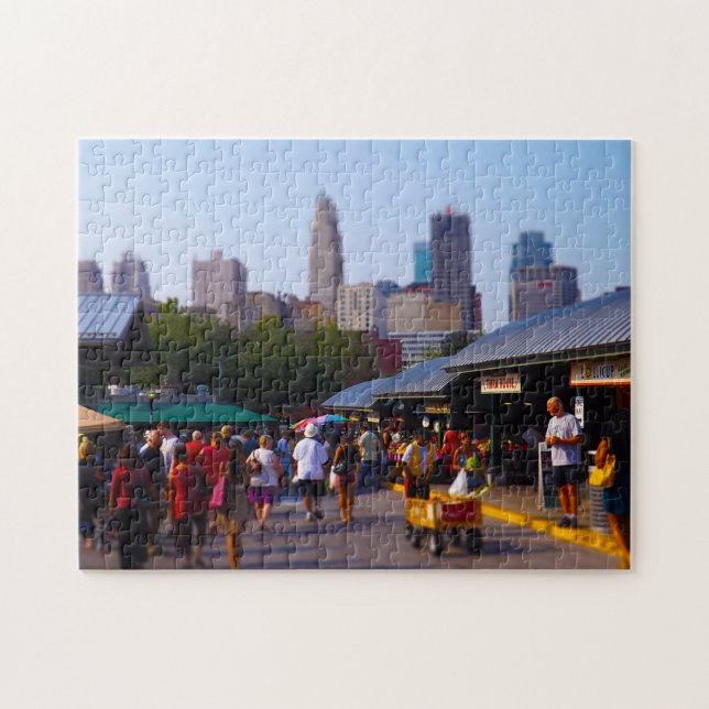 Stadt-Markt und im Stadtzentrum gelegene Kansas- (Horizontal)