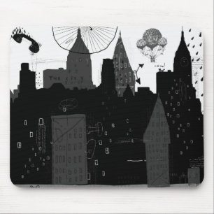 Stadt-Mausunterlage Mousepad