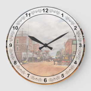 Stadt - Miami FL - Downtown Miami 1908 Große Wanduhr