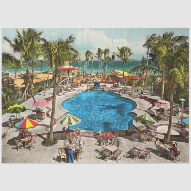 Stadt - Miami FL - Sitz 1941 Seidenpapier (Vorderseite)