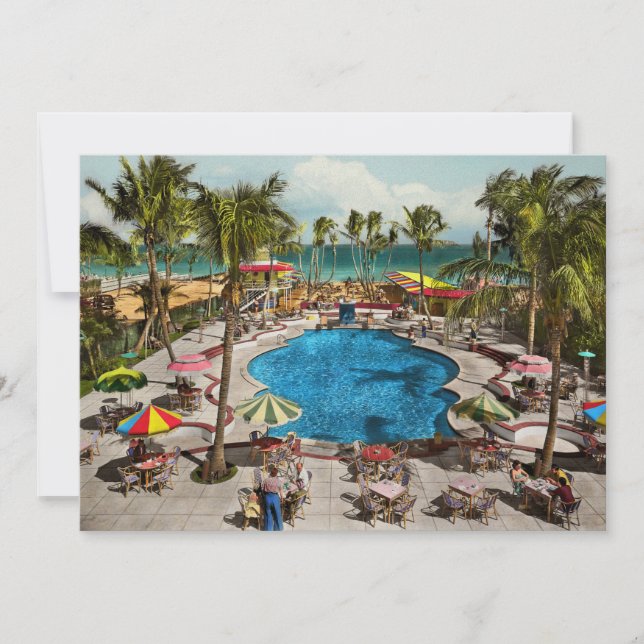 Stadt - Miami FL - Sitzplatz 1941 Einladung (Vorderseite)