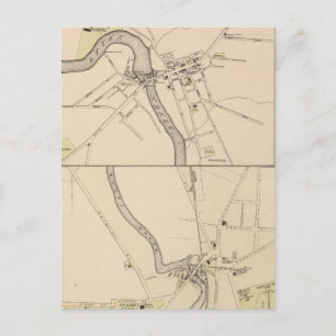 Stadt Middlebury Postkarte