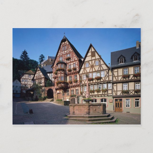Stadt Miltenberg, Deutschland Postkarte (Vorderseite)