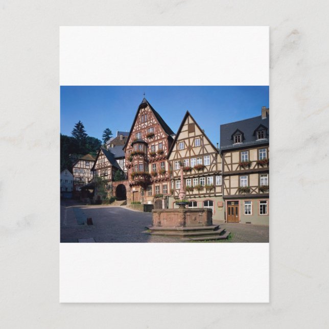 Stadt Miltenberg, Deutschland Postkarte (Vorderseite)