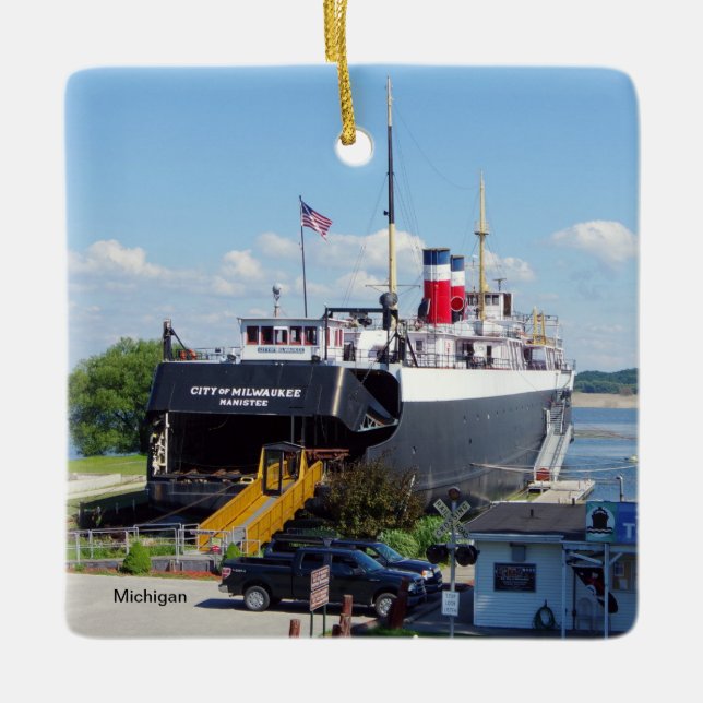 Stadt Milwaukee Keramikornament (Vorderseite)