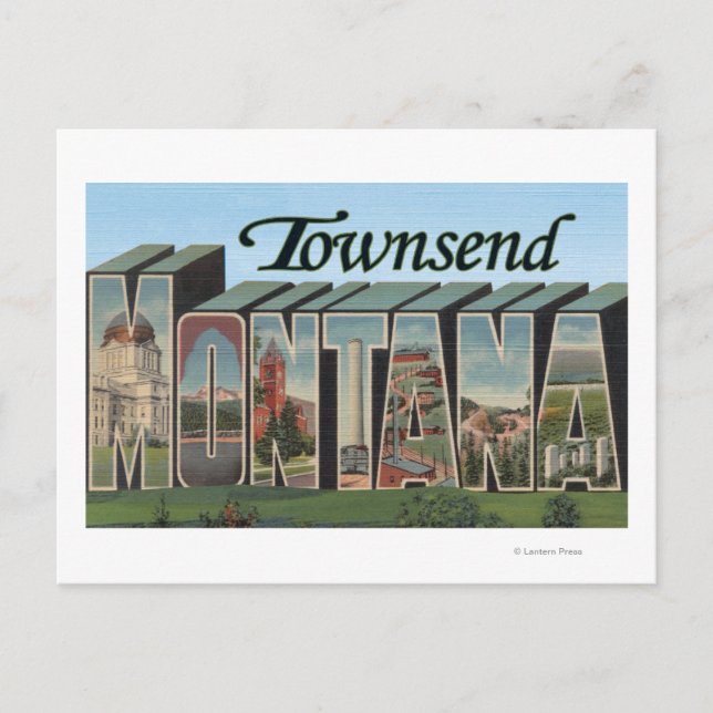 Stadt Montana Postkarte (Vorderseite)