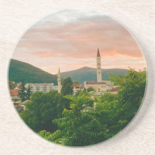 Stadt Mostar - Bosnien und Herzegowina Getränkeuntersetzer