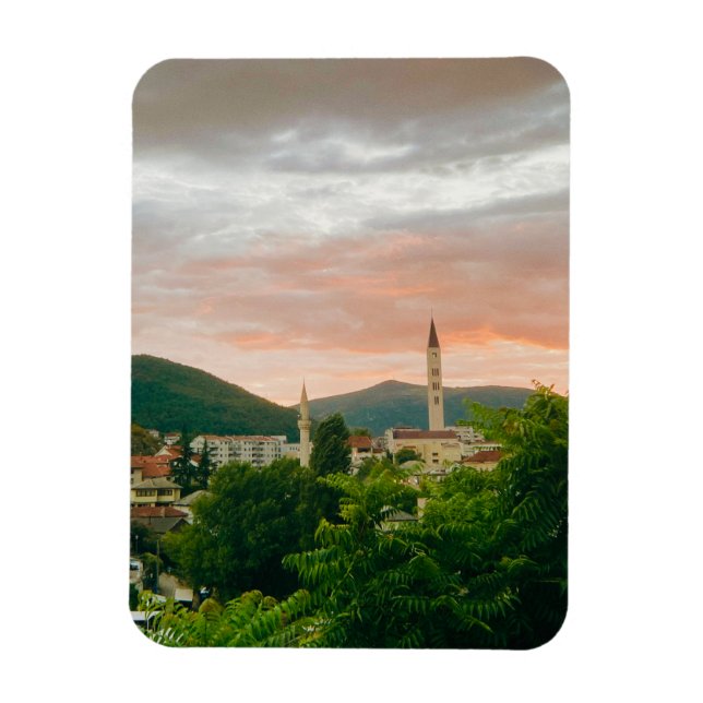 Stadt Mostar - Bosnien und Herzegowina Magnet (Vertikal)