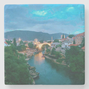 Stadt Mostar - Bosnien und Herzegowina Steinuntersetzer