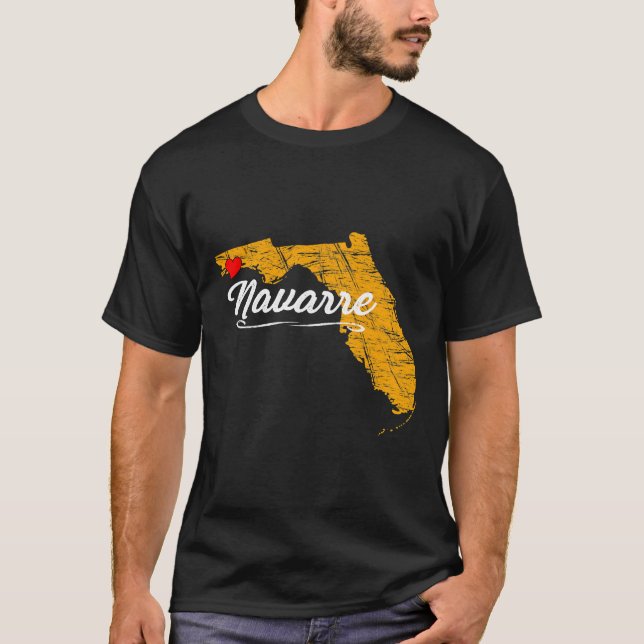 Stadt NAVARRE FLORIDA Merch Souvenir Grafische  T-Shirt (Vorderseite)