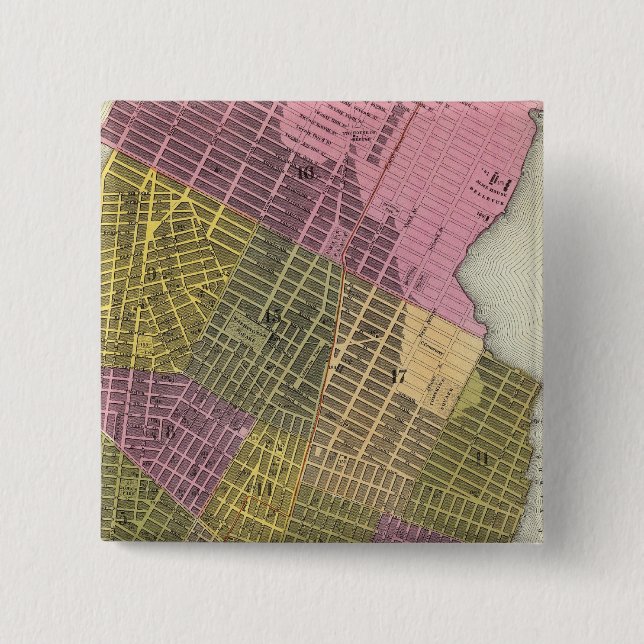 Stadt New York 2 Button (Vorderseite)