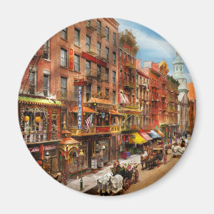Stadt - New York - Chinatown im Jahr 1905 Magnet