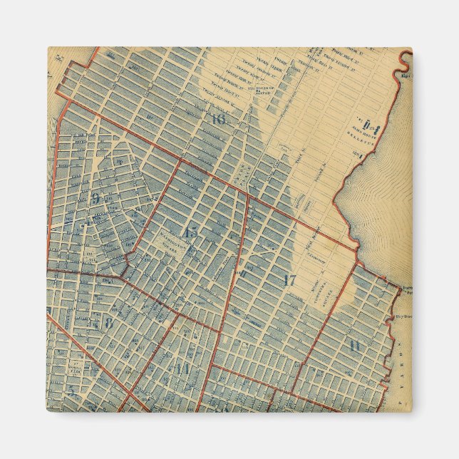 Stadt New York Magnet (Vorne)