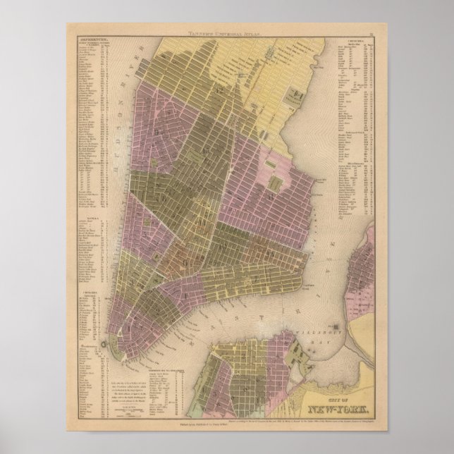 Stadt New York Poster (Vorne)