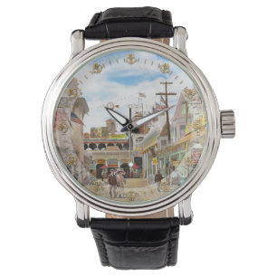 Stadt - NY - The Great Steeplechase 1903 Armbanduhr