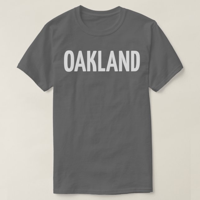 Stadt Oakland in Kalifornien T-Shirt (Design vorne)
