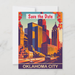 Stadt Oklahoma, Save the Date Einladungen
