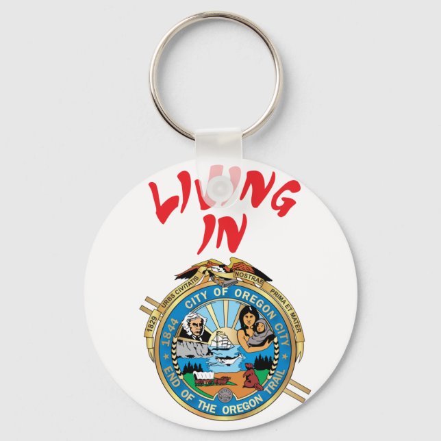 Stadt Oregon Schlüsselanhänger (Vorderseite)