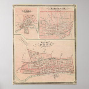 Stadt Peru, Miami Co Poster