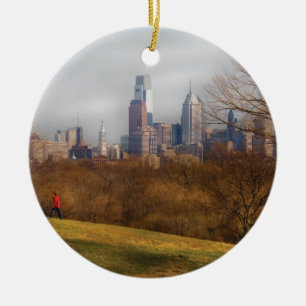 Stadt Philadelphia, PA - Stadt Philadelphia Keramikornament