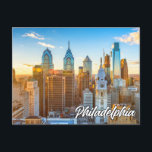 Stadt Philadelphia, Pennsylvania, USA Postkarte<br><div class="desc">Diese lebendige Postkarte zeigt ein Foto der Stadt Philadelphia, Pennsylvania. Diese Postkarte würde einen wunderbaren Gruß für Freunde, Familie und Mitarbeiter machen.</div>