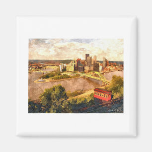 Stadt Pittsburgh Magnet