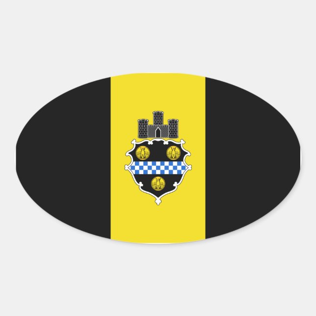 Stadt Pittsburgh Sticker (Vorderseite)