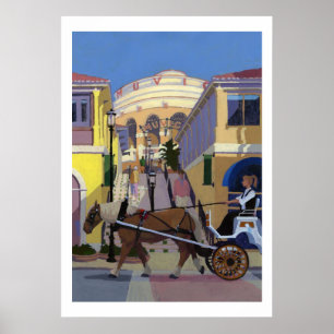 Stadt-Platz Poster